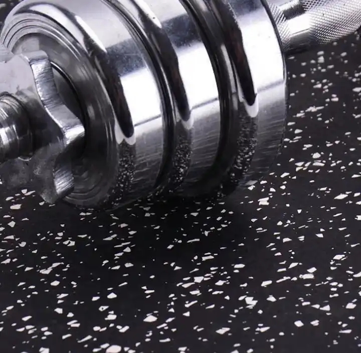 Gym Fitness Room Rubber Tile Mat Interlock Rubber Flooring
