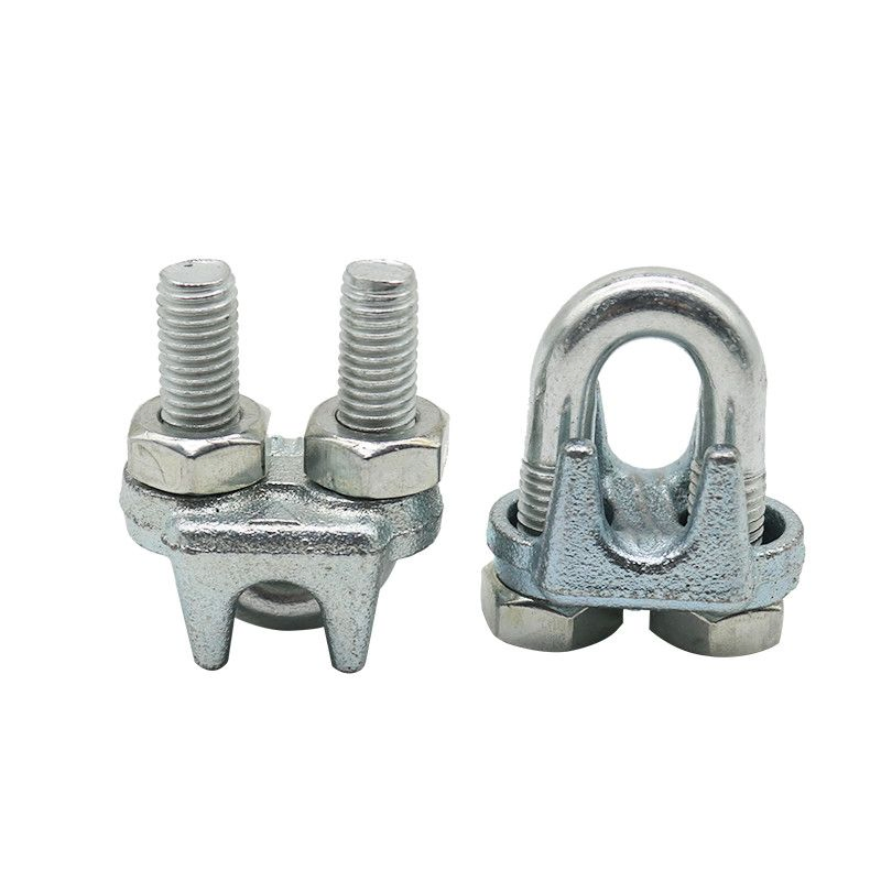 Galvanized Casted DIN 741 Malleable Steel Wire Rope Clamp