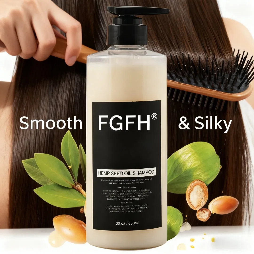 Hemp Seed Oil Repair Shampoo Natural Moisturizing Repair Hair Care Nourishing Smoothing