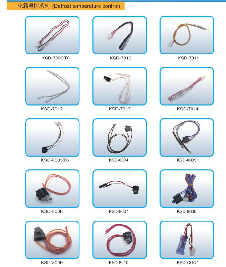 Ksd-7001 Thermostat Spare Parts Defrost Temperature Control for Refrigeration