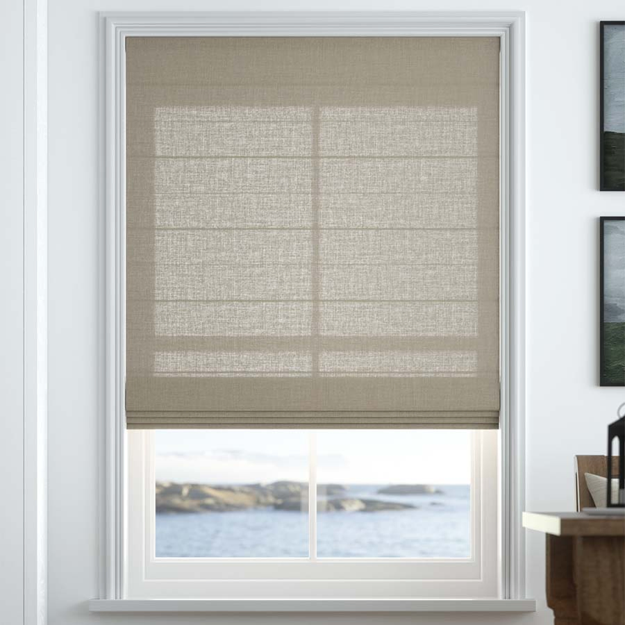 Sisheng Customized Roman Shades by Automatic Made of Folding Fabric
