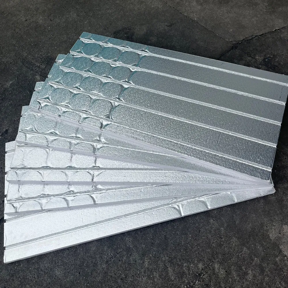 Aluminum Underfloor Heating Spreader Plate XPS Tile Backer Board