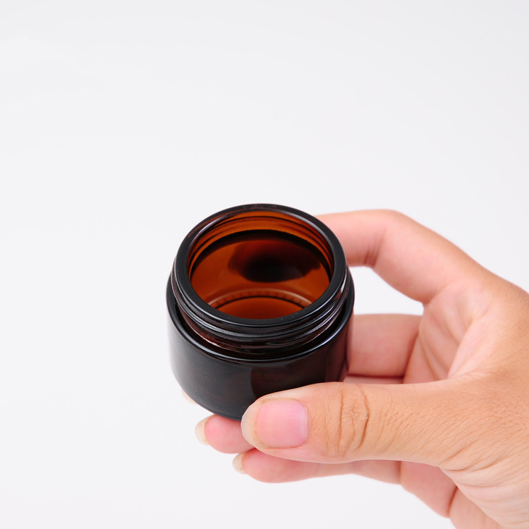 Amber 5g 10g 15g 20g 30g 50g Glass Face Cream Jars