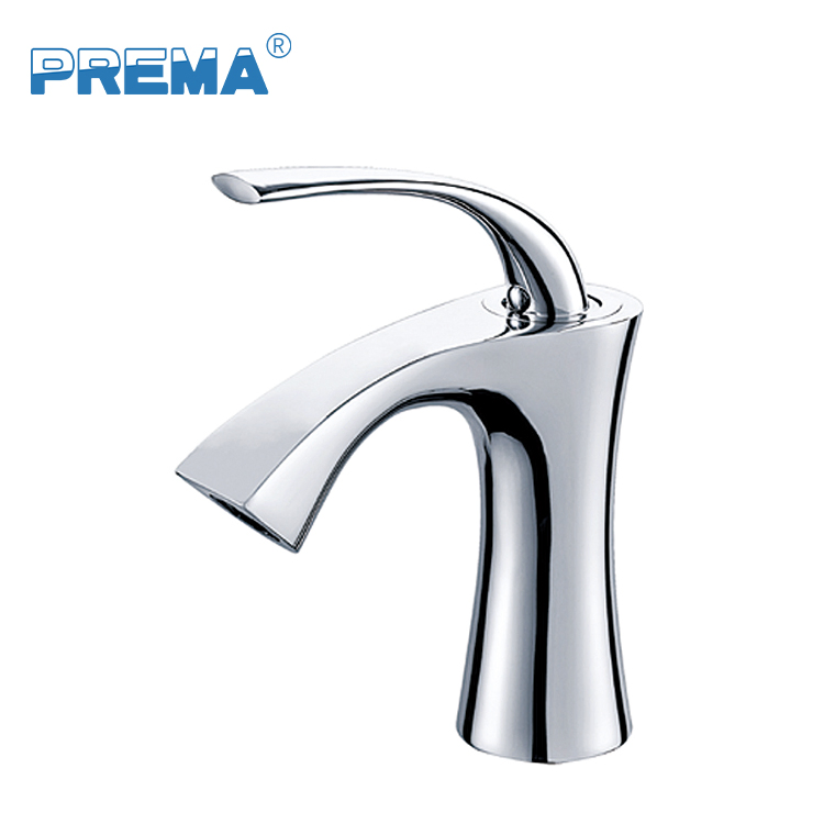 Deck Mounted Single Handle Brass Bathtub Faucets for Home Decoration