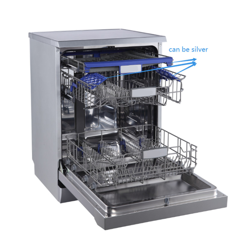 a+++ Kitchen 15set Freestanding Stainless Steel LED Dishwasher