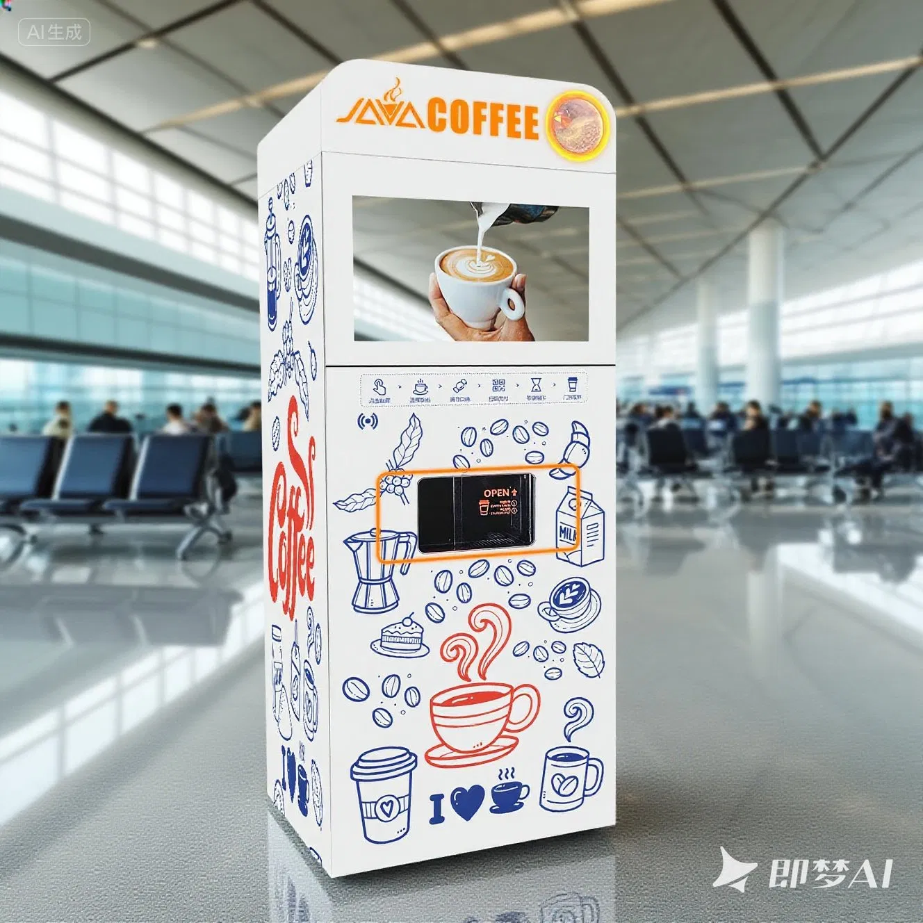 Factory Price Vendlife Safe Automatic Combo Drink Milk Tea Coffee Vending Machine