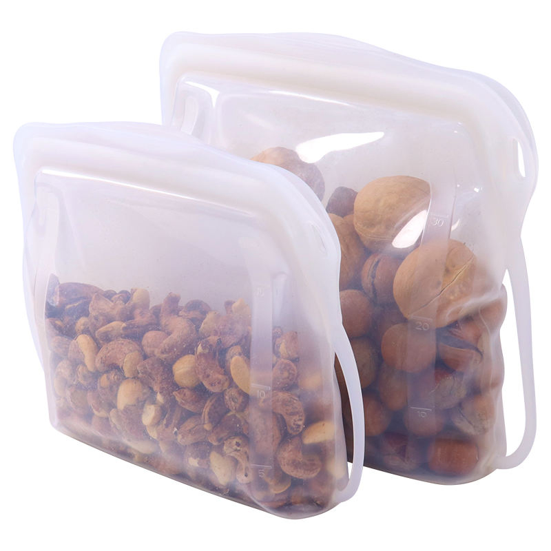 Многоразовые силиконовые пакеты для хранения еды