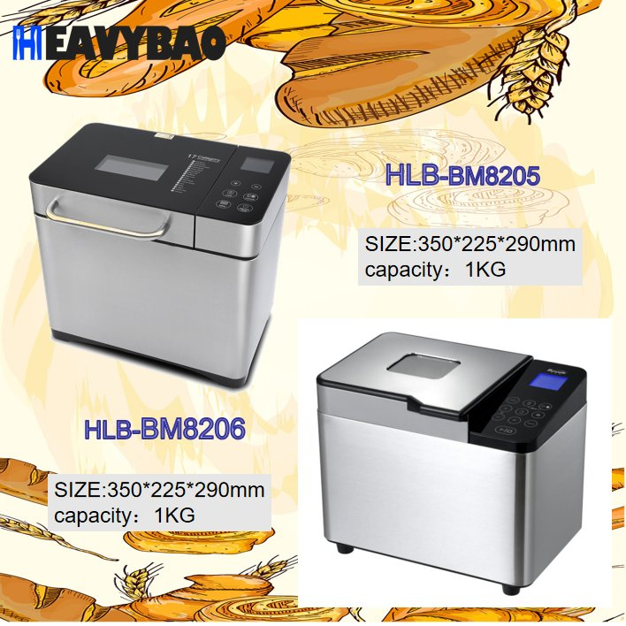 Heavybao Stainless Steel Large Capacity Multi-Function Fully Automatic Bread Making Machine for Household