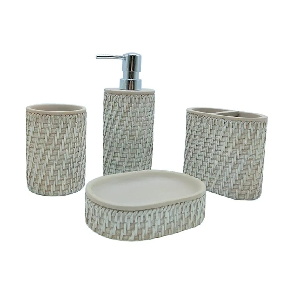 Luxury 5-Piece Ceramic Bathroom Set for Hotel & Home Bathroom