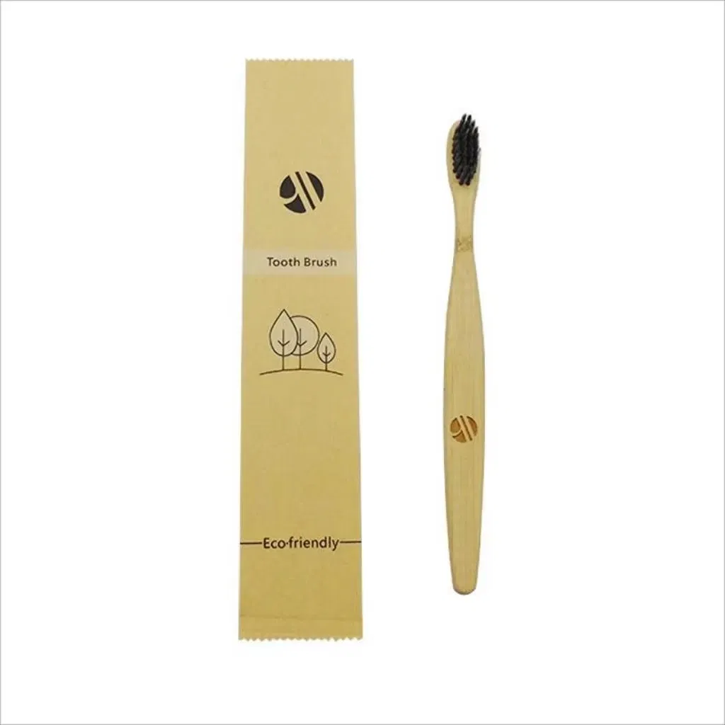OEM Eco-Friendly Nylon Soft Bristle Bamboo Toothbrush Biodegradable