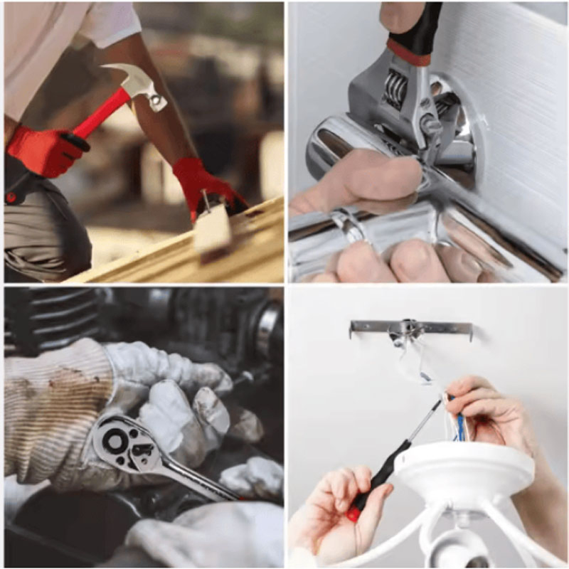 Versatile Home Improvement Kit with 168PCS in Hard Case Included