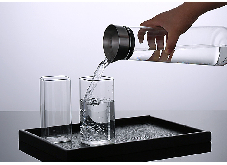 Стеклянный кувшин с крышкой 1200 мл для напитков