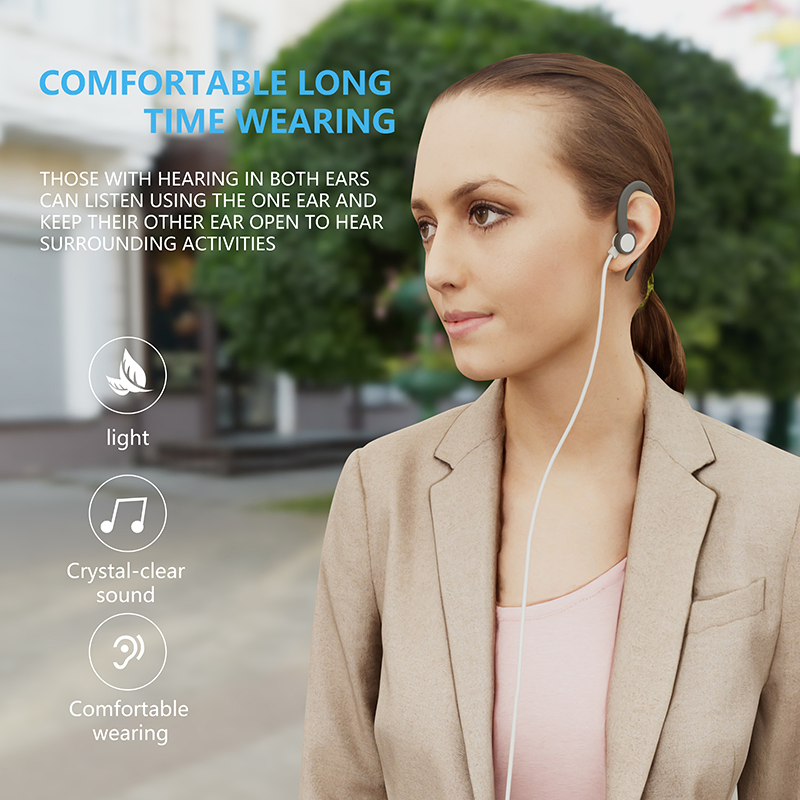 Проводные наушники-крючки для спорта