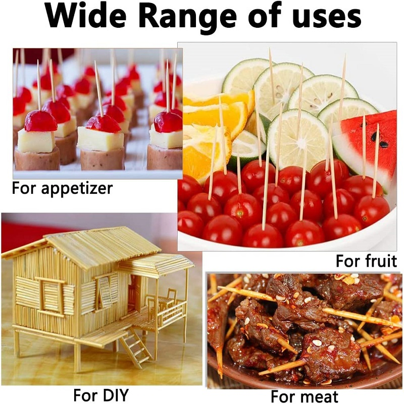 Individually Wrapped Bamboo-Mint Picks Are for Fruit and Cocktails