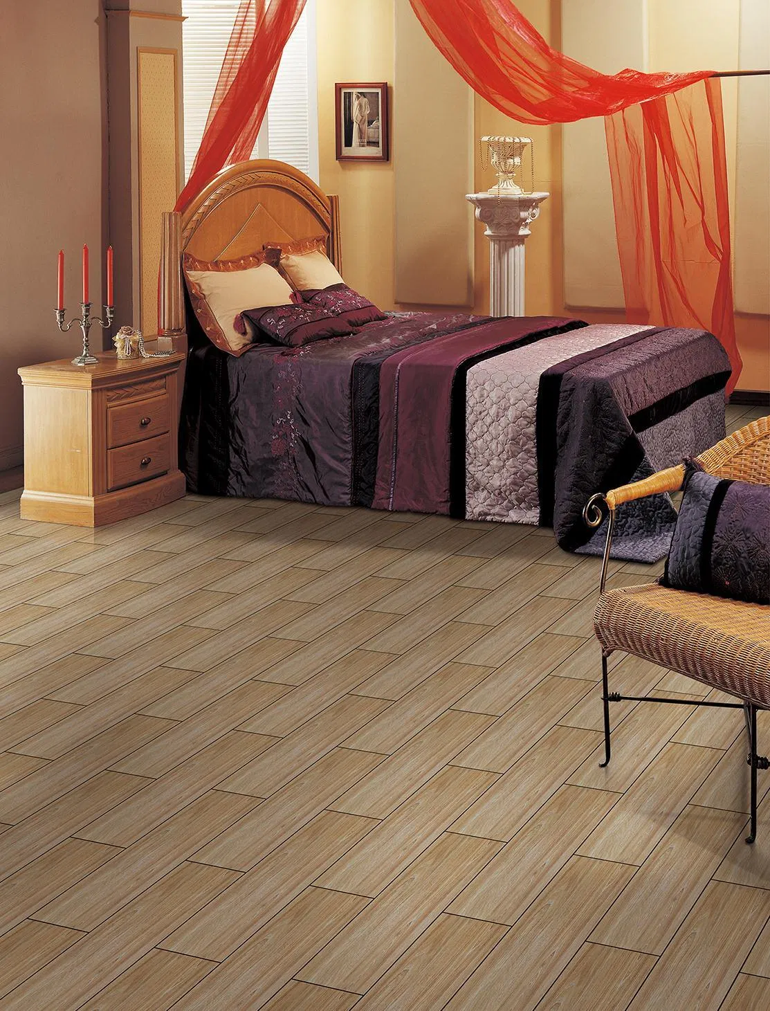 Керамическая плитка 150x800 мм с противоскользящим покрытием