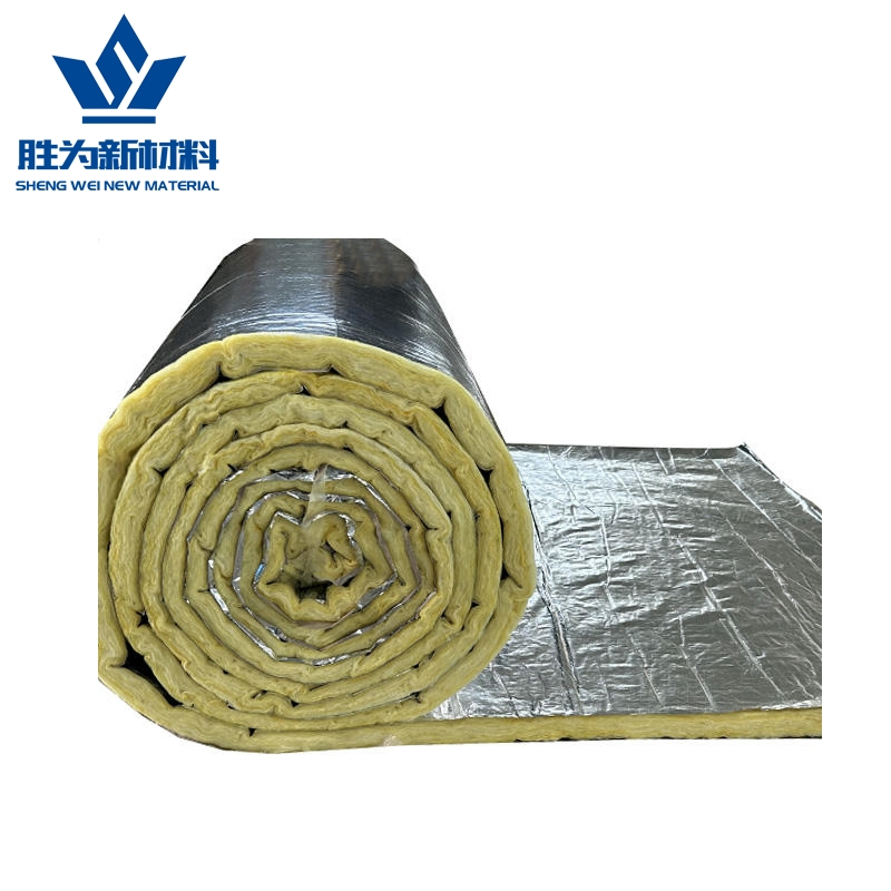 25-200mm Glasswool Blanket for Construction Foil-Encased Roof Insulation with High Thermal Conductivity and Chemical Resistance
