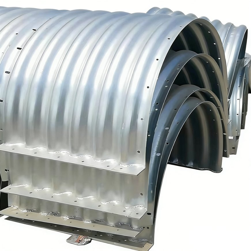Round Spiral Pattern Corrugated Steel Culvert Pipes