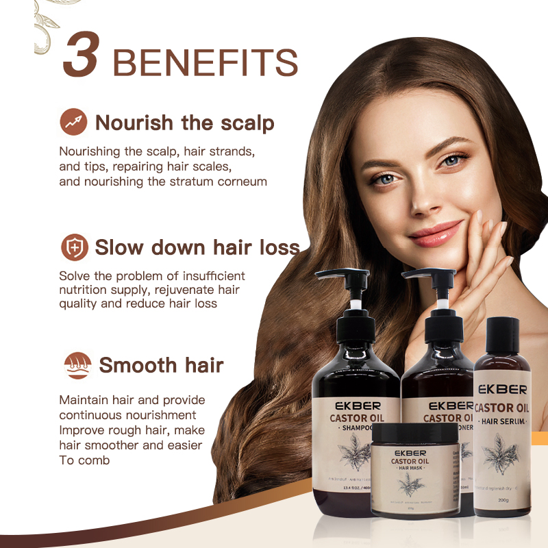 Jamaican Moisture Castor Oil Hair Growth Shampoo Wholesale Conditioner