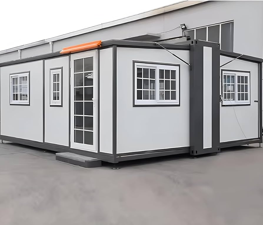 Modern LED Coffee Shop Container House Prefab Restaurant Bar