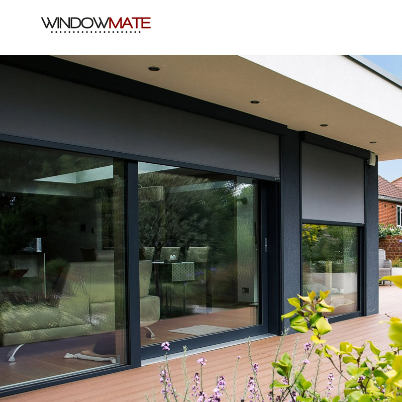 Motorized Roller Blinds Windproof Roller Blinds Motorized for Balcony