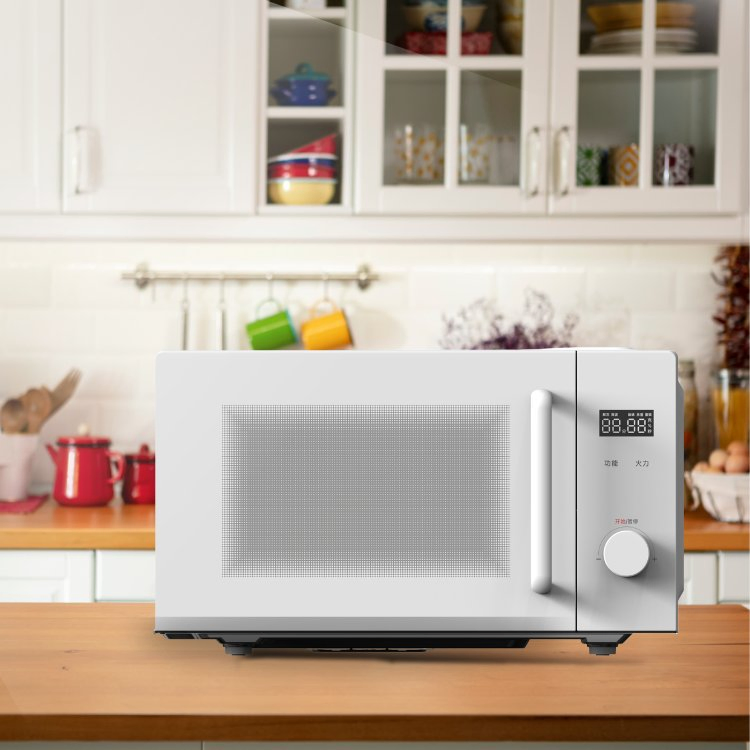 Daily Desktop Microwave Oven with Dual Control of Knob and LED