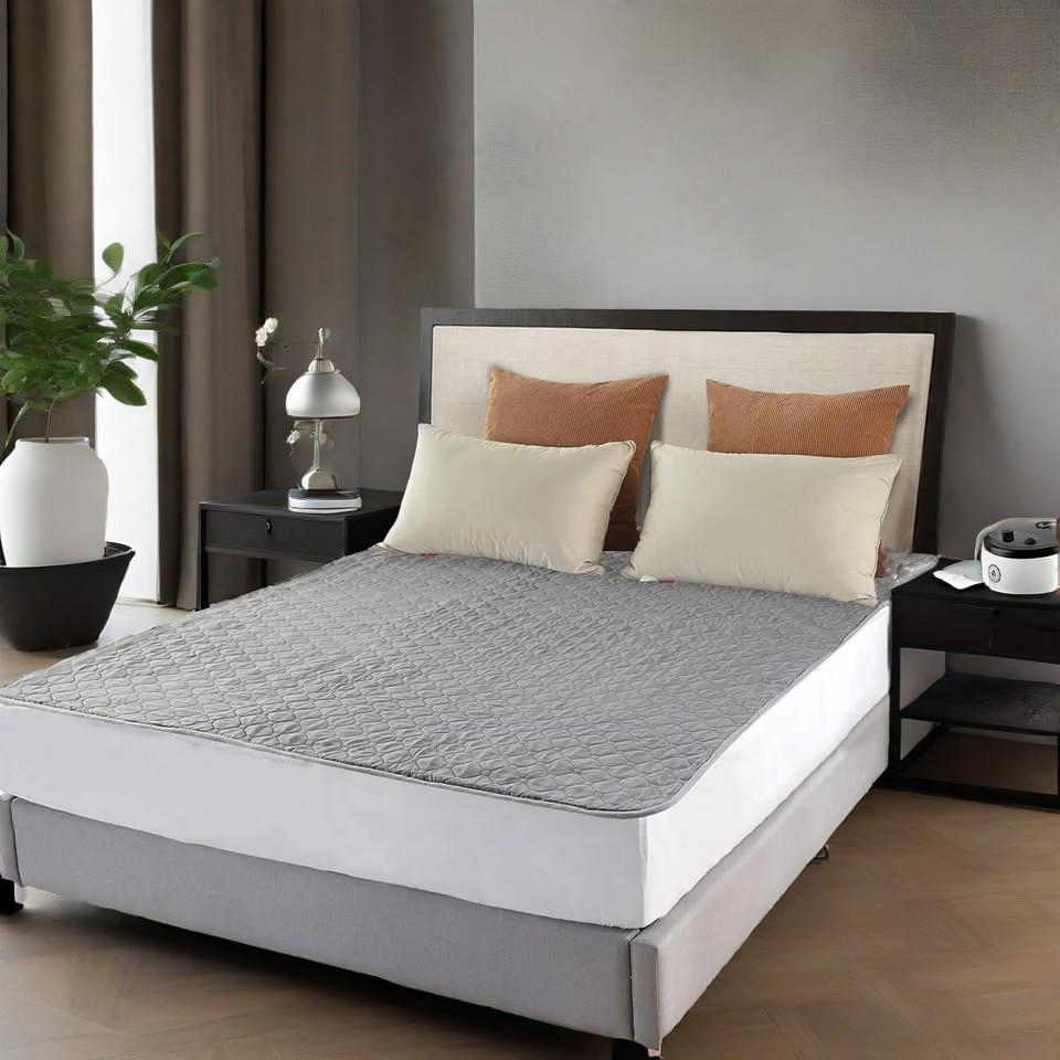1688 Temperature Adjustment Electric Heated Bed Warmer Thermal King Size Mattress