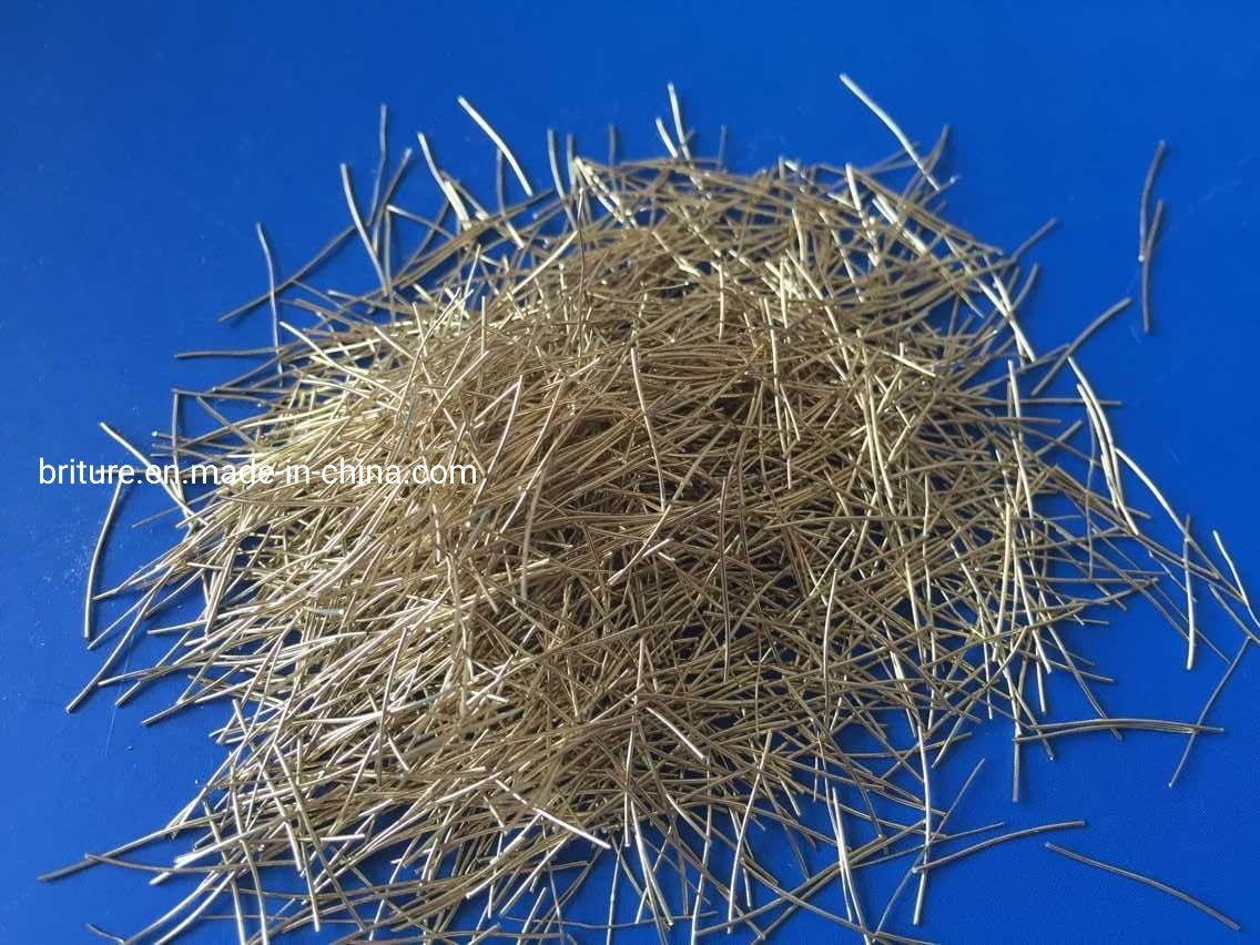 Copper Coated Micro Steel Fiber for Concrete Reinforcement Uhpc