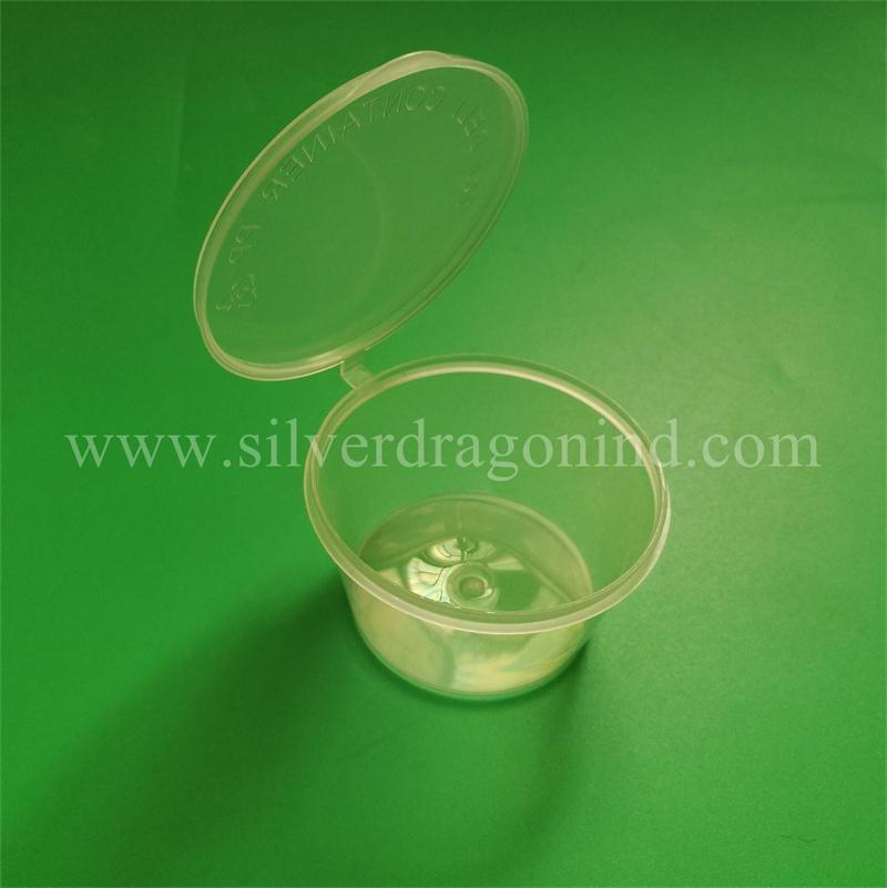 50ml 2oz Disposable PP Plasitc Sauce Bowl / Cup with Lid