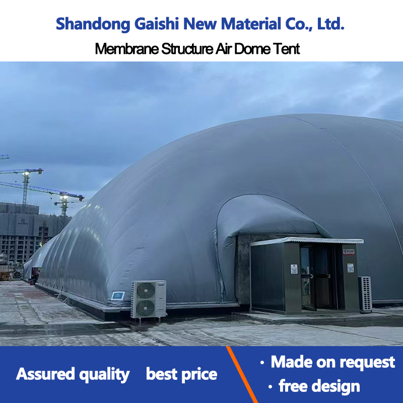 Outdoor Inflatable Large Air Dome PVDF Membrane Structures Building Basketball Cover Tent