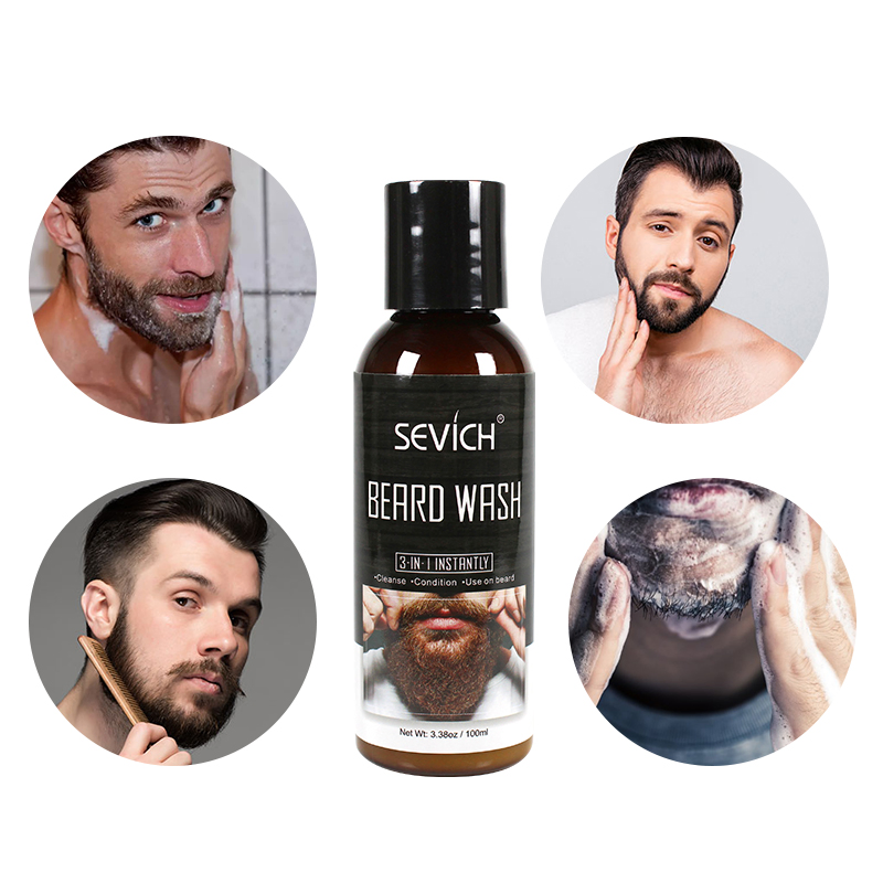 Organic Men Beard Wash Shampoo Private Label