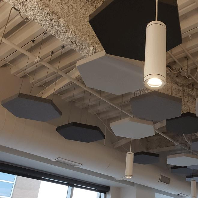 Drop Downgrade Fiber Ceiling Acoustic Ceiling High Ceiling for Soundproof
