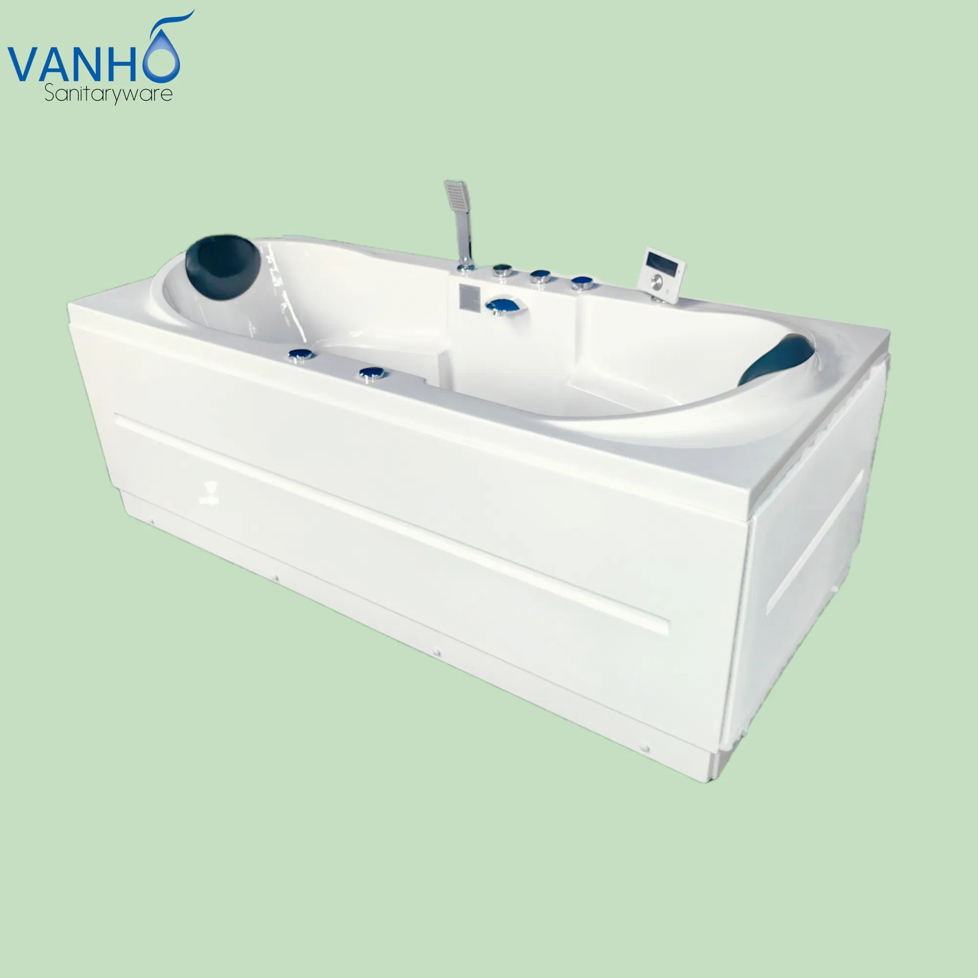 Акриловая массажная ванна Vanho с гидромассажем и подсветкой