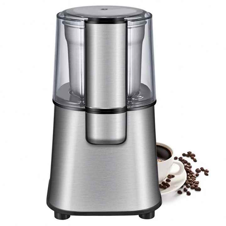 Home Appliances Electric Stainless Steel Coffee Grinder 160W