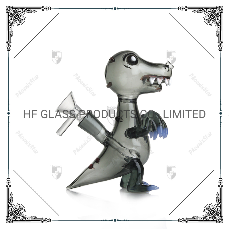 2022 New Cute Animal Mini Pipes DAB Dinosaur Oil Rig Hand Blown Pyrex Wax Tool Smoke Set Wholesale Smoking Glass Water Pipe
