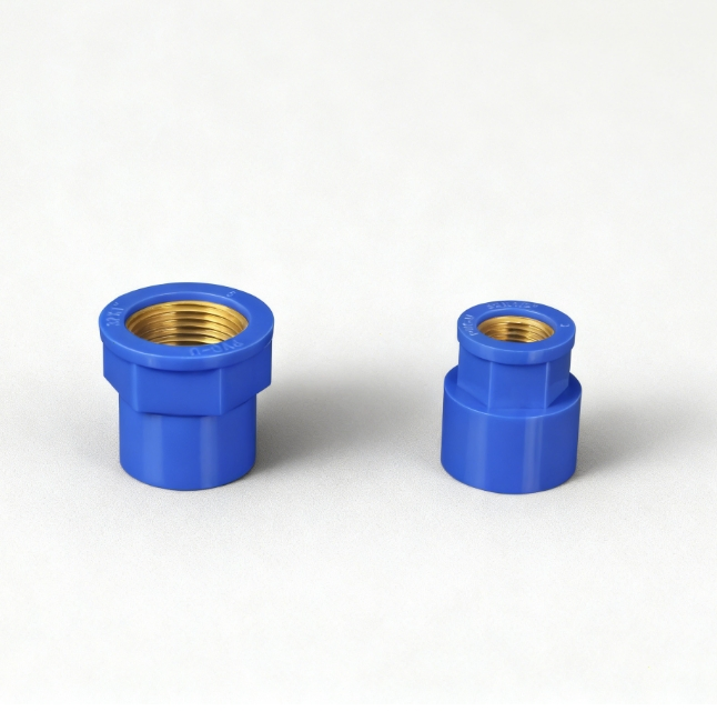 Plastic Female Adapter Pipe Fittings with Copper Inner Thread for Plumbing