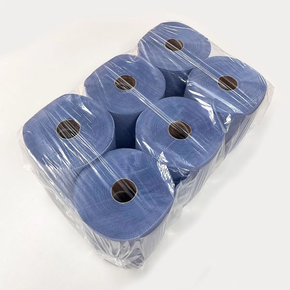 Wholesale Recycled Paper Hand Paper 2ply Blue Hand Paper Towel for Home