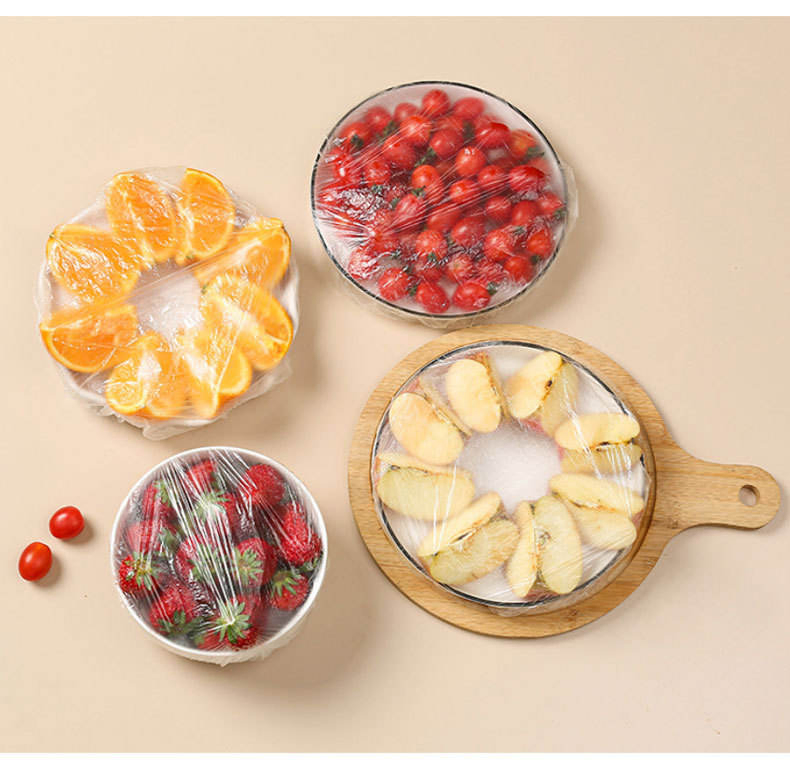 Disposable High Quality Plastic Wrap Transparent Disposable Food Cover for Fresh Keeping Bowl Cover