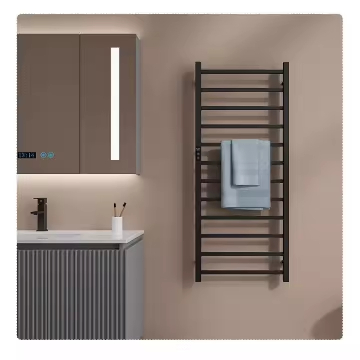 Premium Electric Wall-Mounted Towel Rack for Quick Drying