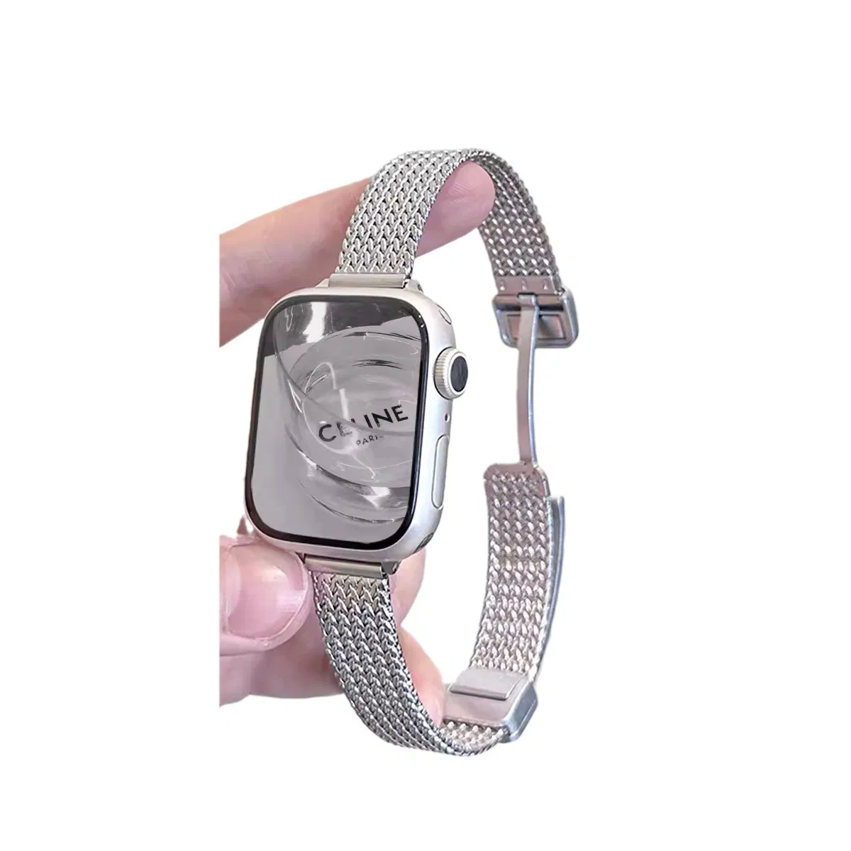Strap iWatch Magnetic Buckle Wheat Ear Herringbone Net Small Waist