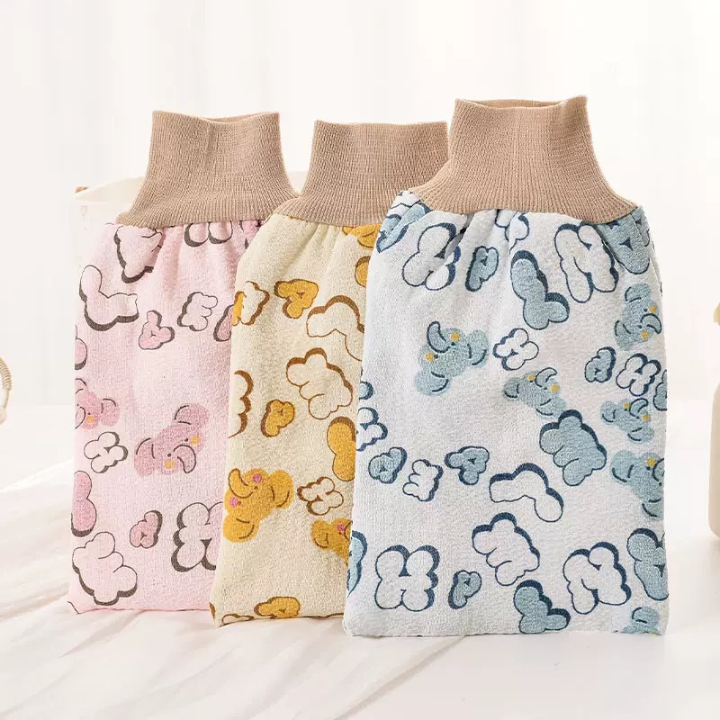 Exfoliating Scrubber Back Body Sponge Scrub Mud Bath Glove