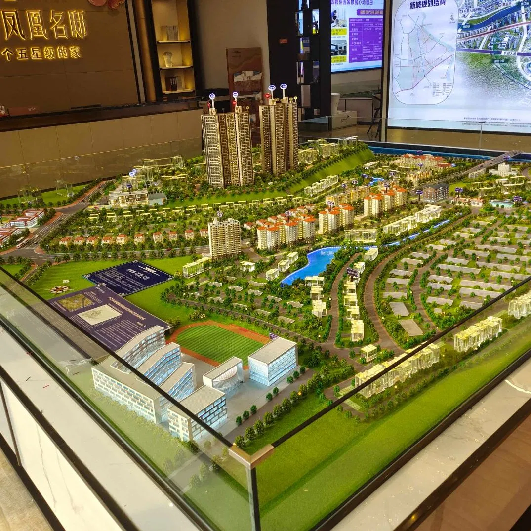 High End Customized Residential Planning and Architectural Model for Real Estate Sales Display