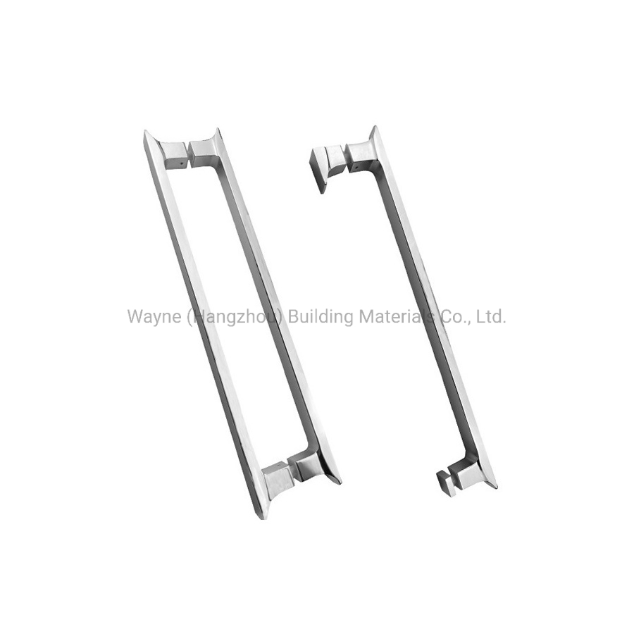 Bathroom H Shape Handle Stainless Steel Shower Room Sliding Glass Door Handle Shower Room Push Pull Glass Door Handle Vsh2112
