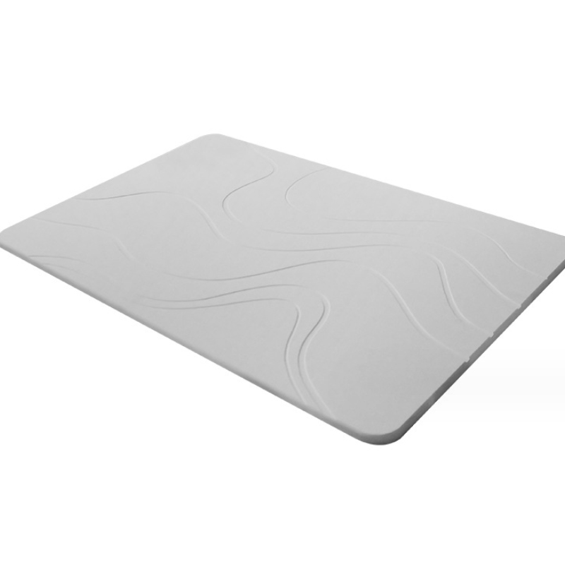 Eco Friendly Diatomite Diatomaceous Earth Shower Super Absorbent Stone Bath Mat