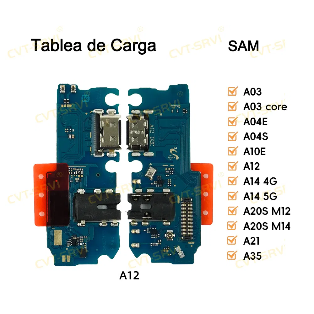 Шлейф разъема зарядки для Samsung A12/A03/A04e/A14 4G/M12