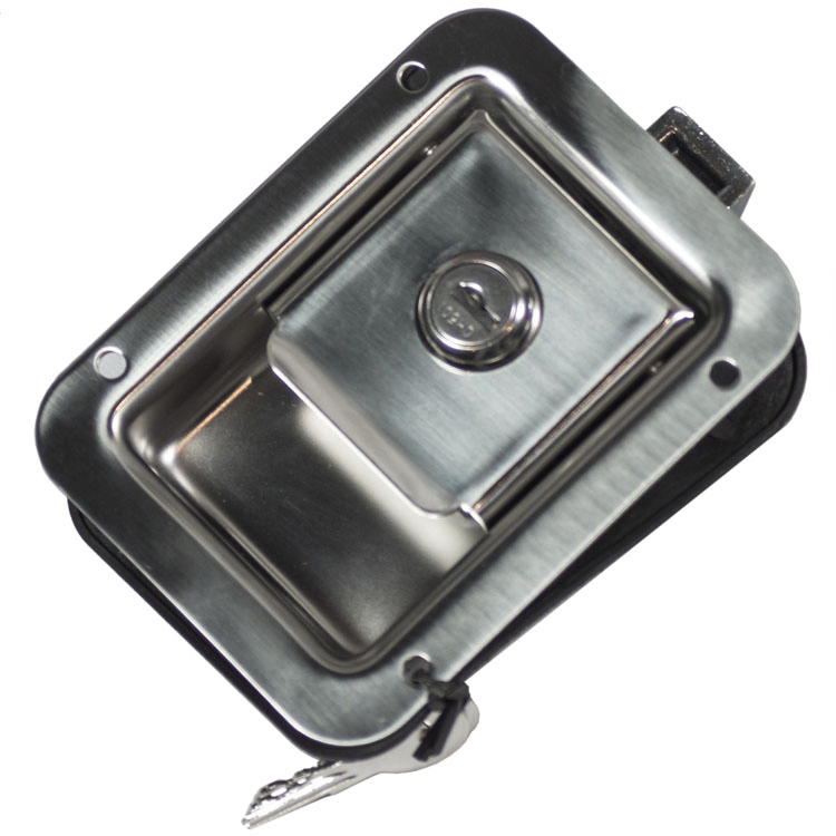 Stainless Steel Metal Truck Toolbox Handle Door Lock Paddle Lock