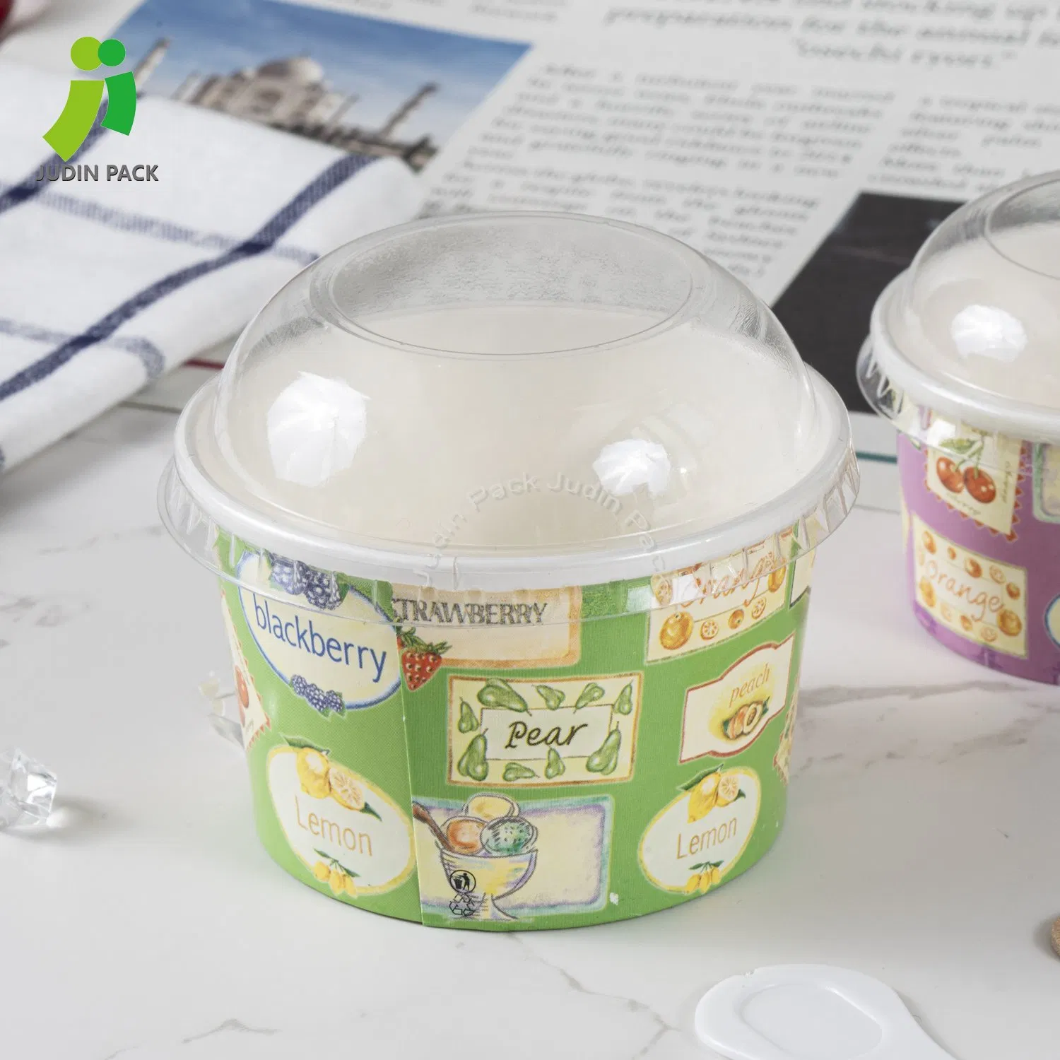 Ice Cream Wholesale Disposable Paper Coffee Cup Custom Paper Cups