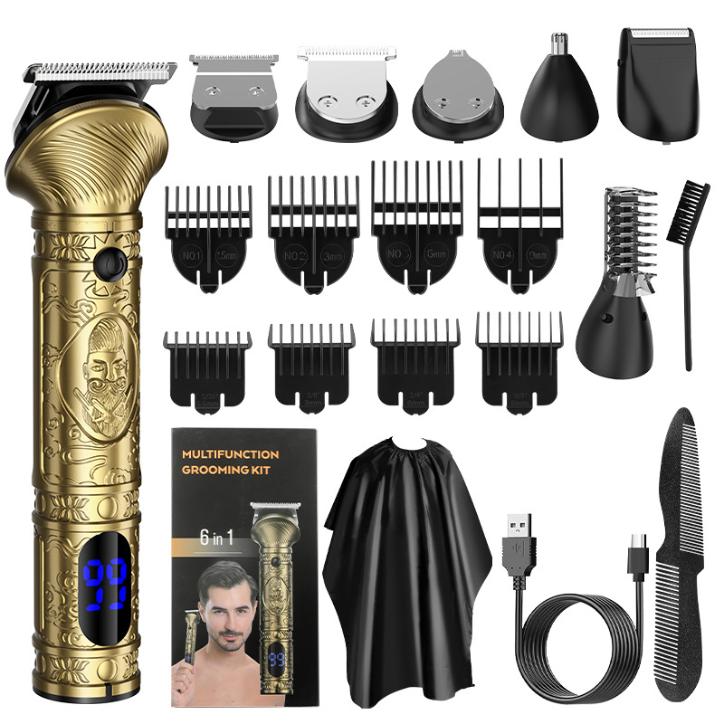 Best Selling Men's Multi-Functional All Metal Barber Hair Clippers