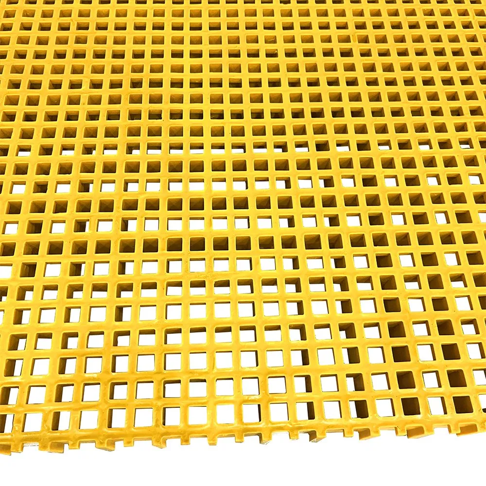 M4040 FRP Mesh Grating for Chemical Plants Oil and Gas Fiber Reinforced Polymer Mesh Grating Composite Mesh Grating Stair Tread FRP Mesh Grating
