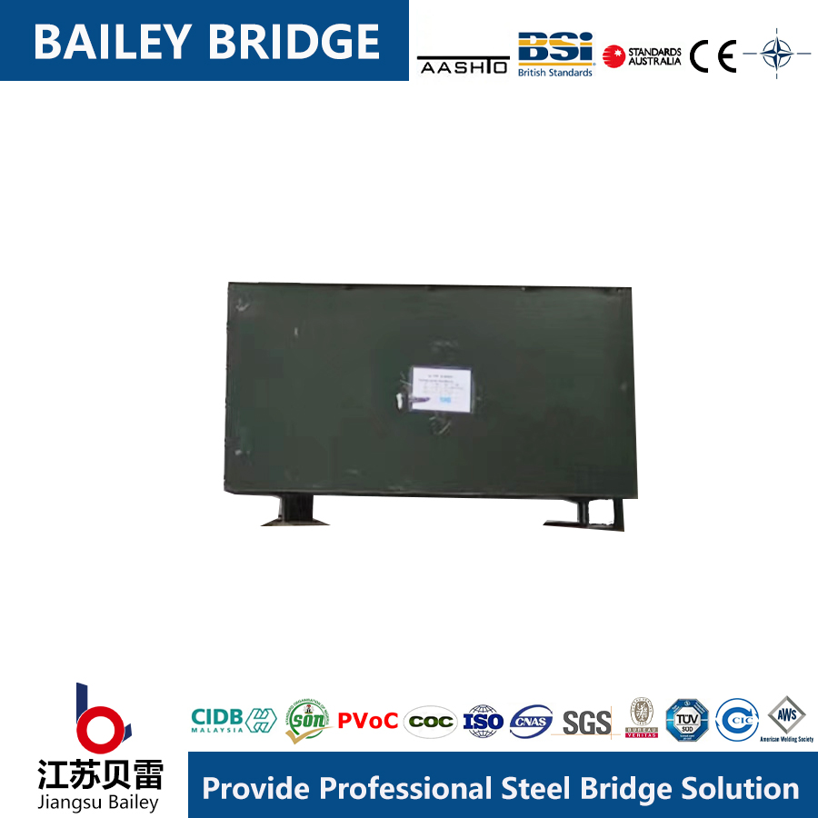 Sturdy Corrosion Resistant Reinforced Bailey Bridge Iron Box for Outdoor Storage