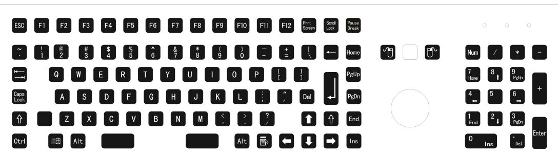 Durable IP68 Waterproof Metal Keyboard for Rugged Use